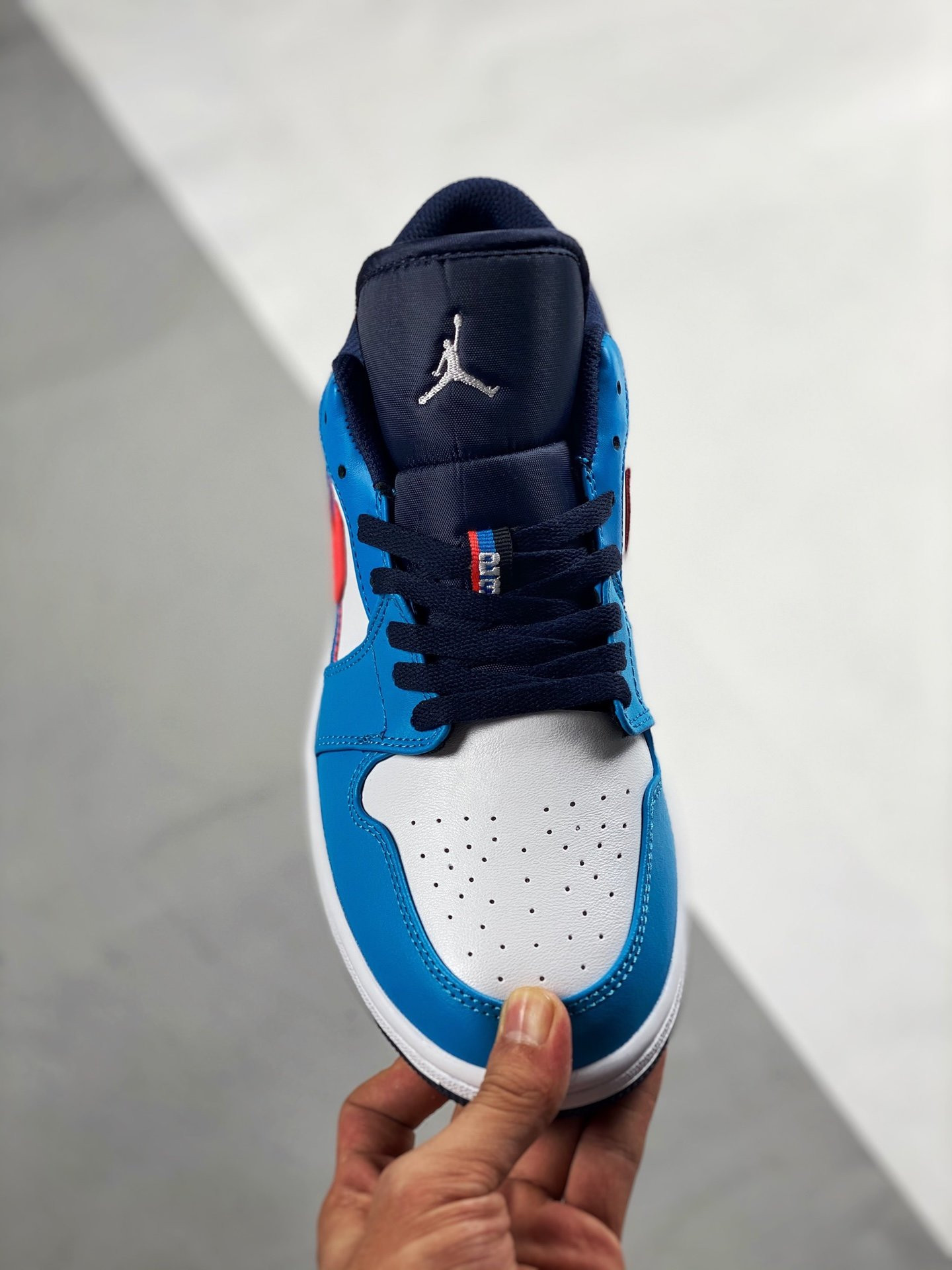 Air Jordan 1 Low White Blue Crimson For Sale