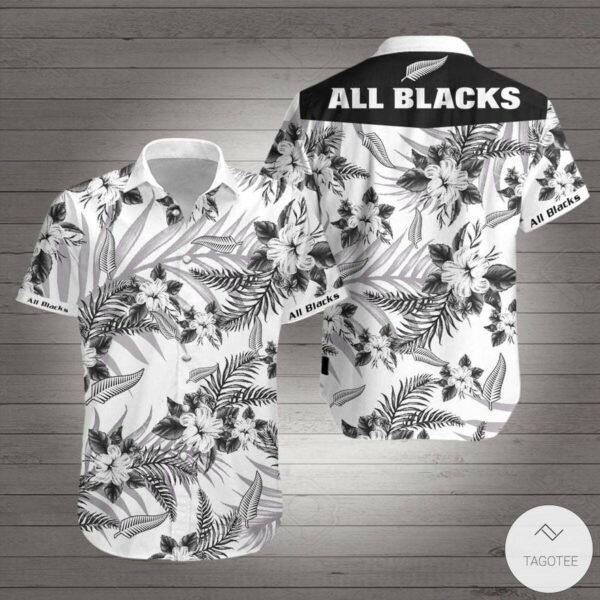 All Blacks Hawaiian Shirt Beach Outfit Summer