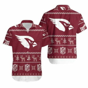 Arizona Cardinals Ugly Chrsitmas Hawaiian Shirt