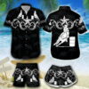 Barrel Racing Black Star Western And Men Hawaiian Shirt