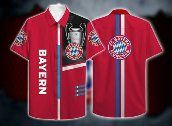 Bayern Munich Hawaiian Shirt Beach Outfit Summer