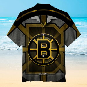 Boston Bruins Hawaiian Shirt Beach Outfit Summer