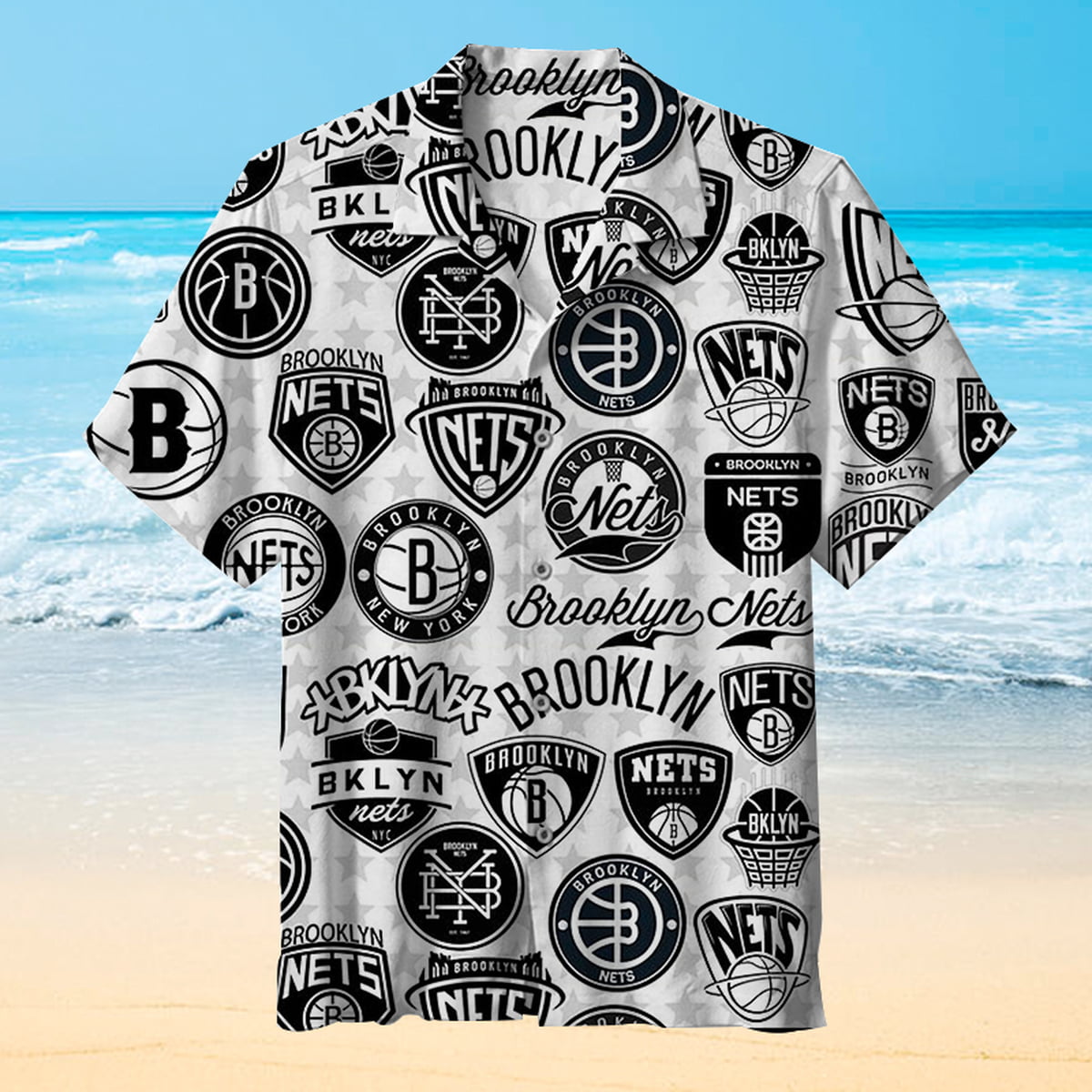 Brooklyn Nets Hawaiian Shirt Beach Summer Outfit