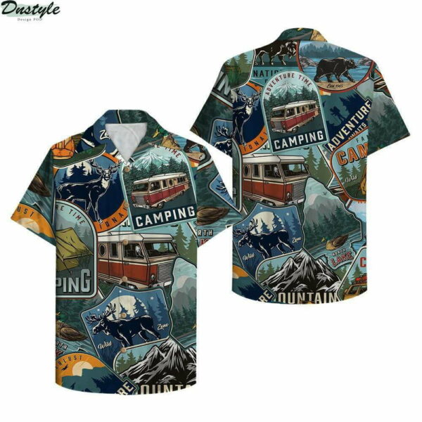 Camping Adventure Time Hawaiian Shirt