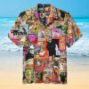 Cat Poster Hawaiian Shirt Beach Summer Outfit