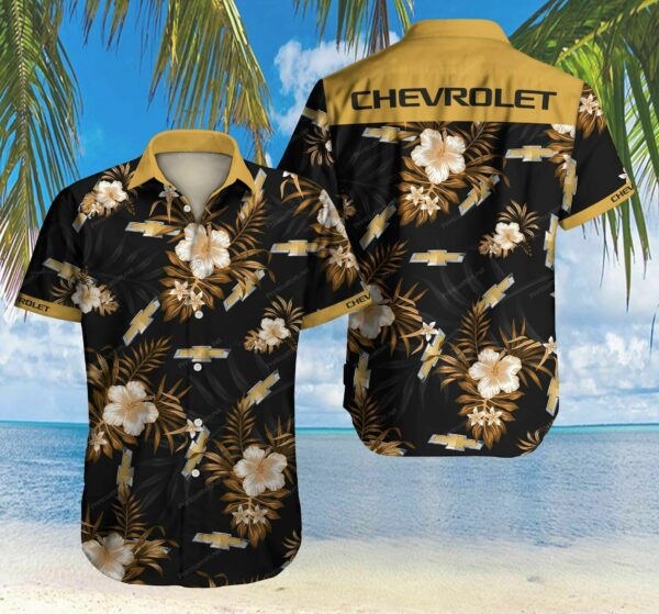 Chevrolet Hawaiian Shirt Summer Outfit Beach