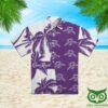 Crown Royal Dark Purple And White Coconut Hawaiian Shirt