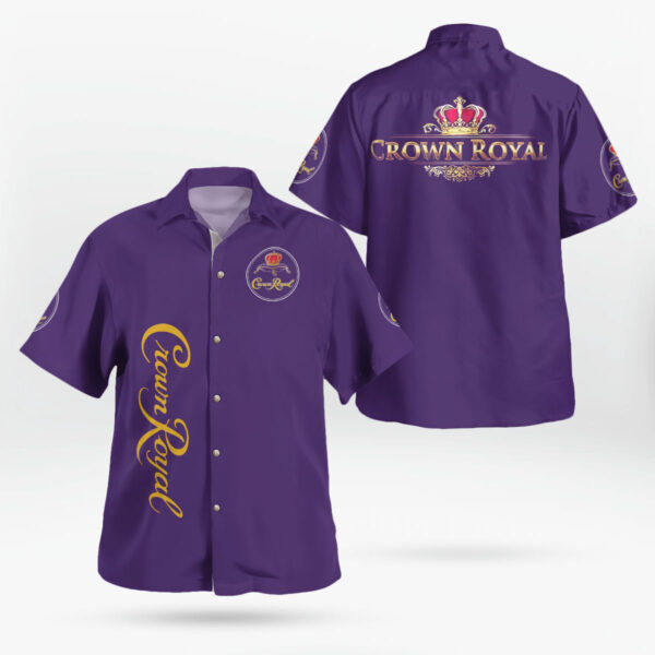 Crown Royal Hawaiian Shirt Summer Beach Outfit