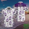 Crown Royal White And Purple Leaves Hawaiian Shirt