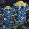 Cycling Floral Life Behind Bar Bicycle Hawaiian Shirt