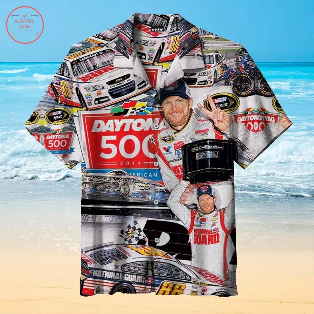 Dale Earnhardt Jr Hawaiian Shirt Summer Beach Outfit