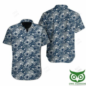 Dallas Cowboys Great Waves Of Japanese Hawaiian Shirt