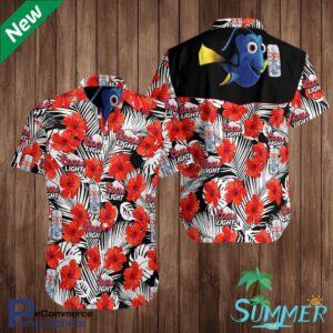 Dory Coors Light Beer Hawaiian Shirt