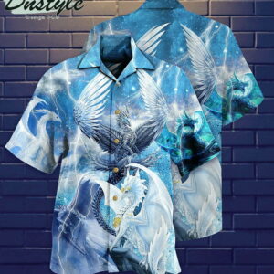 Dragon Snow Love Life Hawaiian Shirt