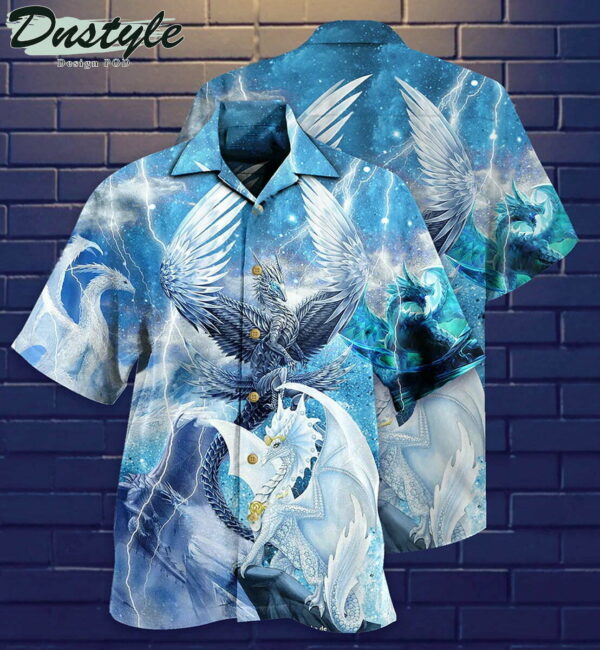 Dragon Snow Love Life Hawaiian Shirt