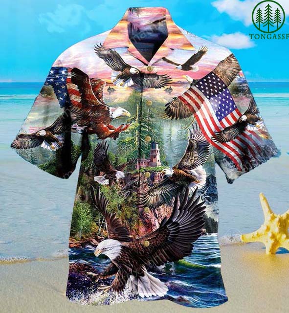 Eagle Spirit Of America Hawaiian Shirt