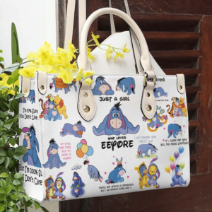 Eeyore Winnie the Pooh Lover Women Leather Hand Bag