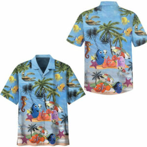 Finding Nemo Hawaiian Shirt Summer Outfit Beach