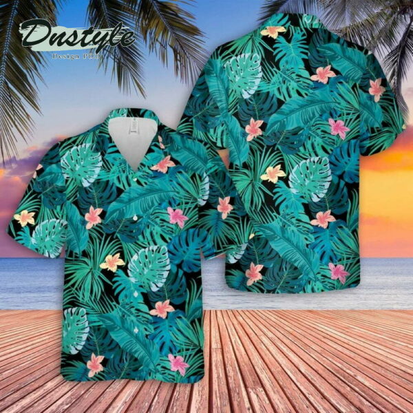 Floral Tropical Pattern Hawaiian Shirt