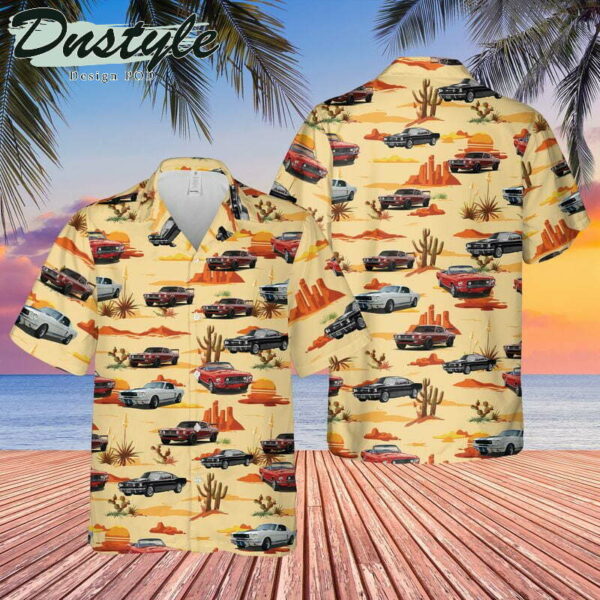 Ford Mustang Hawaiian Shirt Outfit Summer Beach