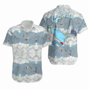 Genie Aladdin Hawaiian Shirt Outfit Summer Beach