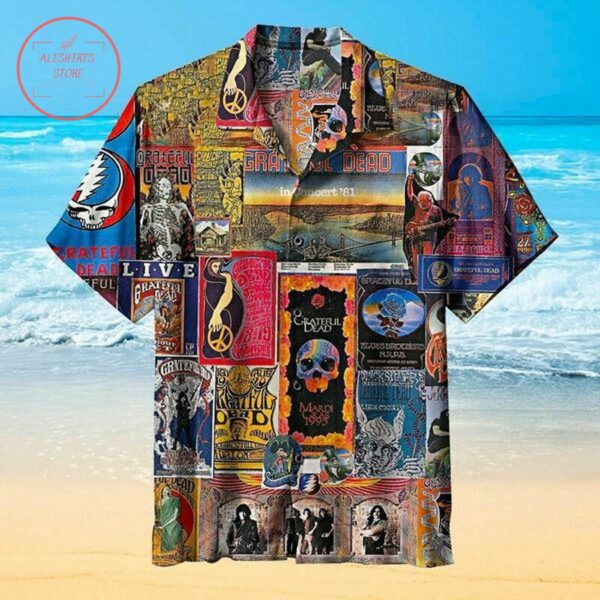 Greatful Dead Songs S Hawaiian Shirt