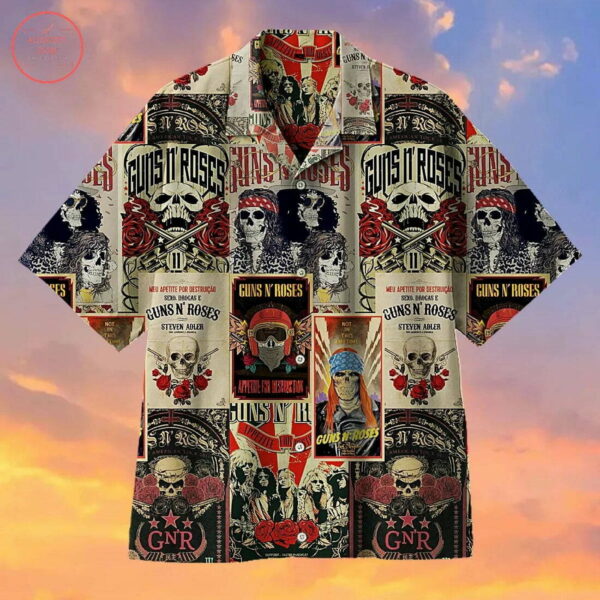 Guns N Roses Creative Hawaiian Shirt