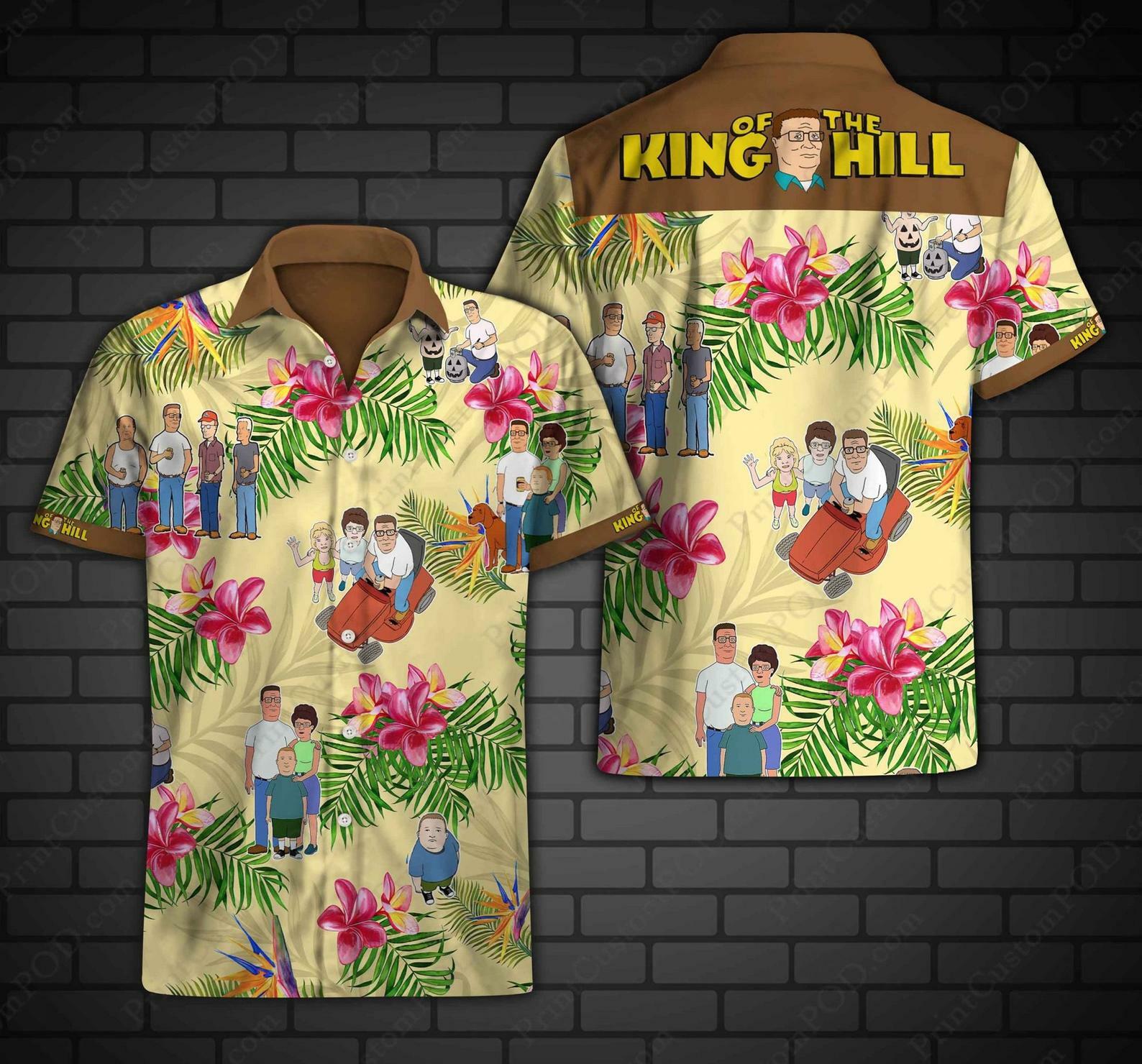 Hank Hill For Men King Of The Hill Fan S Hawaiian Shirt