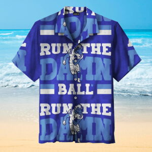 Indianapolis Blue Pony Hawaiian Shirt