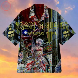 Iron Maiden Somewhere In Time Hawaiian Shirt