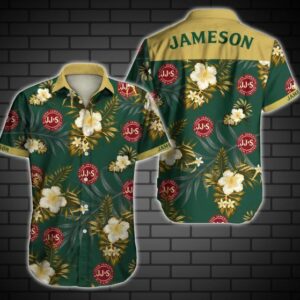Jameson Irish Whiskey Hawaiian Shirt
