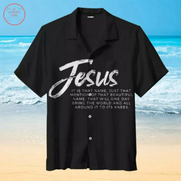 Jesus Slogan Hawaiian Shirt Outfit Beach Summer