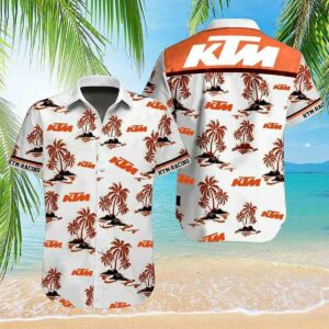 Ktm Sportmotorcycle Hawaiian Shirt