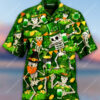 Lets Get Drunk Skull Saint Patrick Hawaiian Shirt