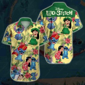 Lilo And Stitch Hawaiian Shirt Beach Outfit Summer