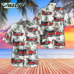 Louisville Jefferson County Kentucky Camp Taylor Fire Protection District Hawaiian Shirt