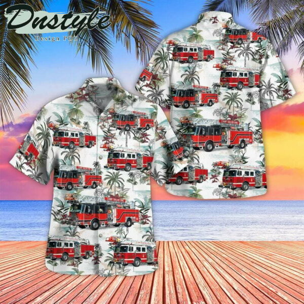 Louisville Jefferson County Kentucky Camp Taylor Fire Protection District Hawaiian Shirt