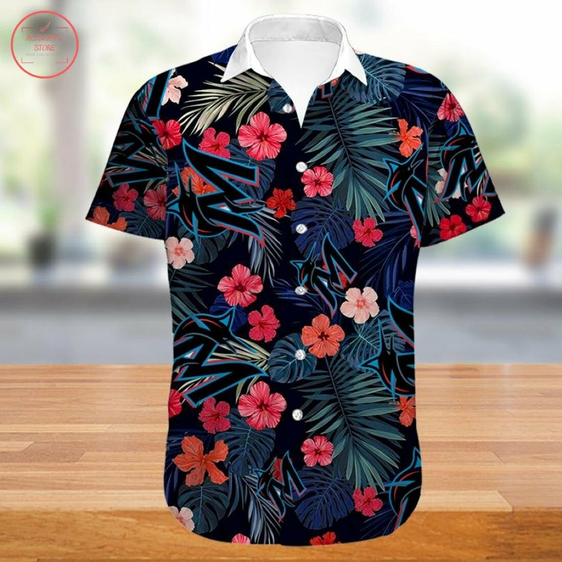 Miami Marlins Hawaiian Shirt Outfit Beach Summer