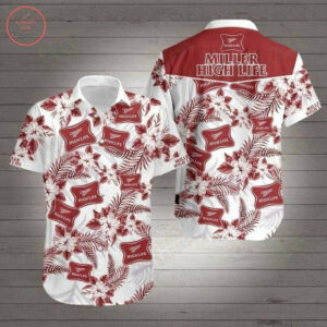 Miller High Life Hawaiian Shirt Outfit Beach Summer