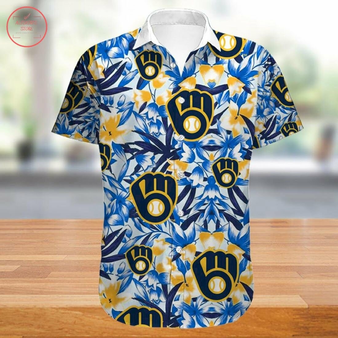 Milwaukee Brewers Hawaiian Shirt Summer Outfit Beach