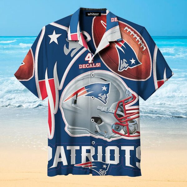 New England Patriots Rugby Hawaiian Shirt