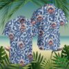 New York Mets Multipleinterlinked Indigo Blue Hawaiian Shirt