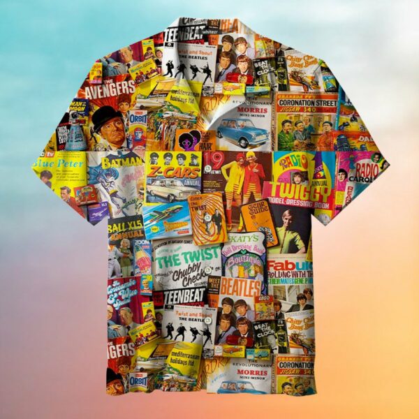 Nostalgic Classic Movie Poster Hawaiian Shirt