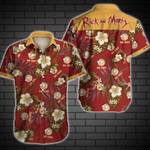 Oh Gezz Rick And Morty Hawaiian Shirt