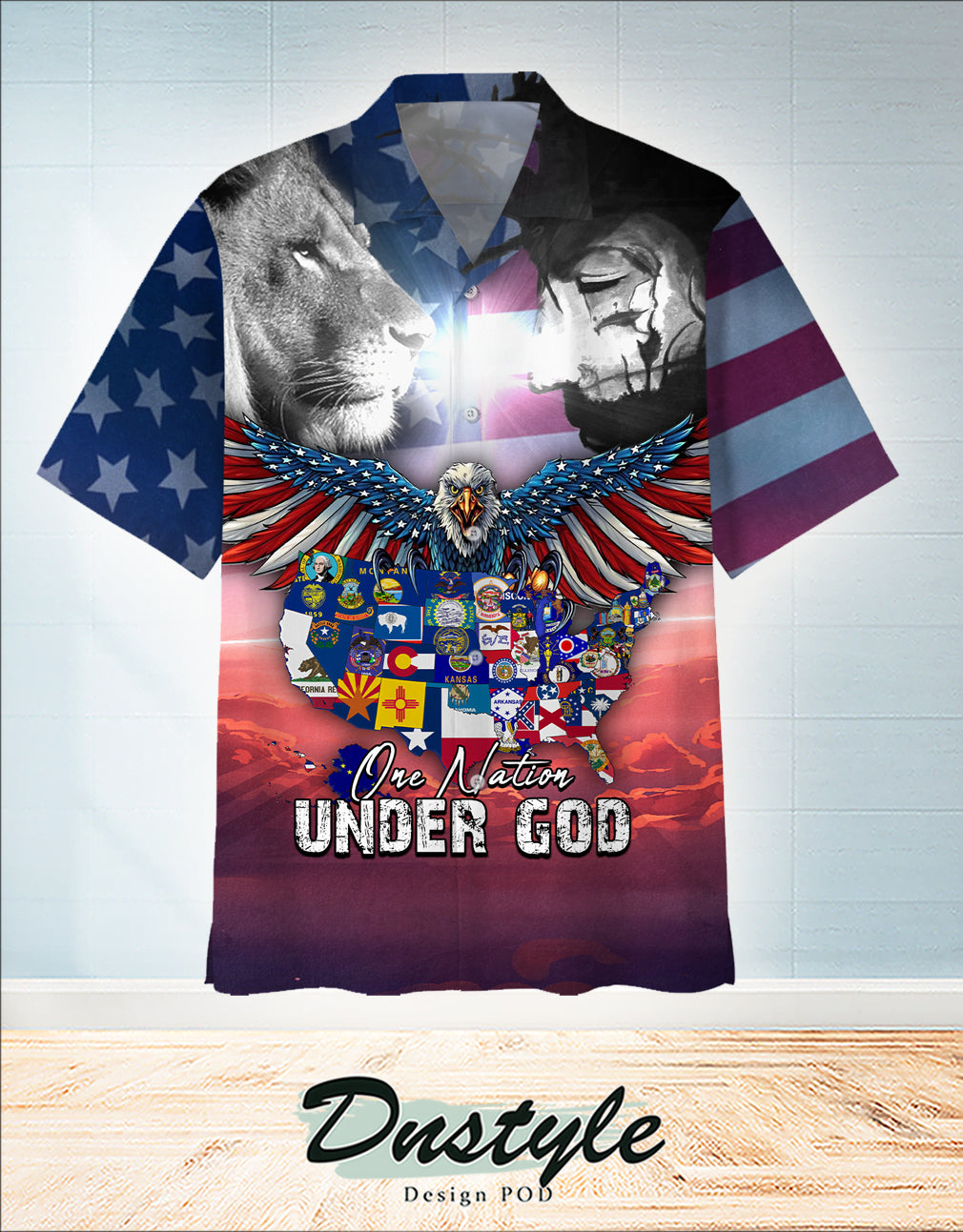 One Nation Under God Hawaiian Shirt