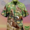 Otter A Busy Fishing Day Of Otter Limited Hawaiian Shirt