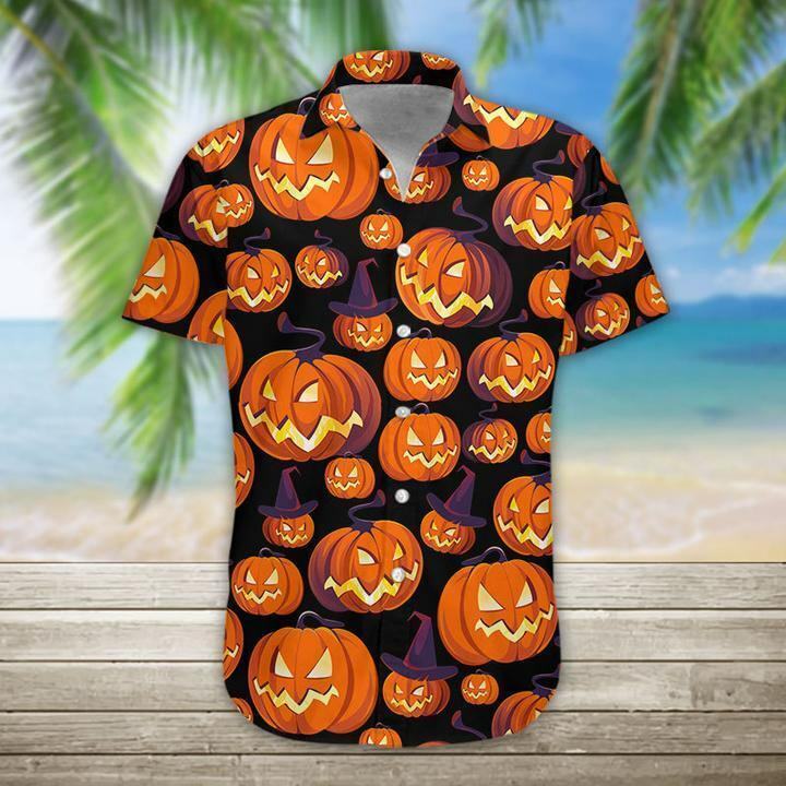 Pumpkin For Men Custom Hawaiian Shirt