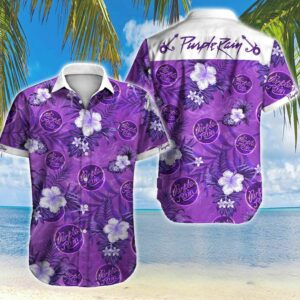 Purple Rain Band Hawaiian Shirt