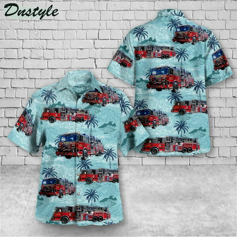 Rensselaer Fire Department Indiana Hawaiian Shirt