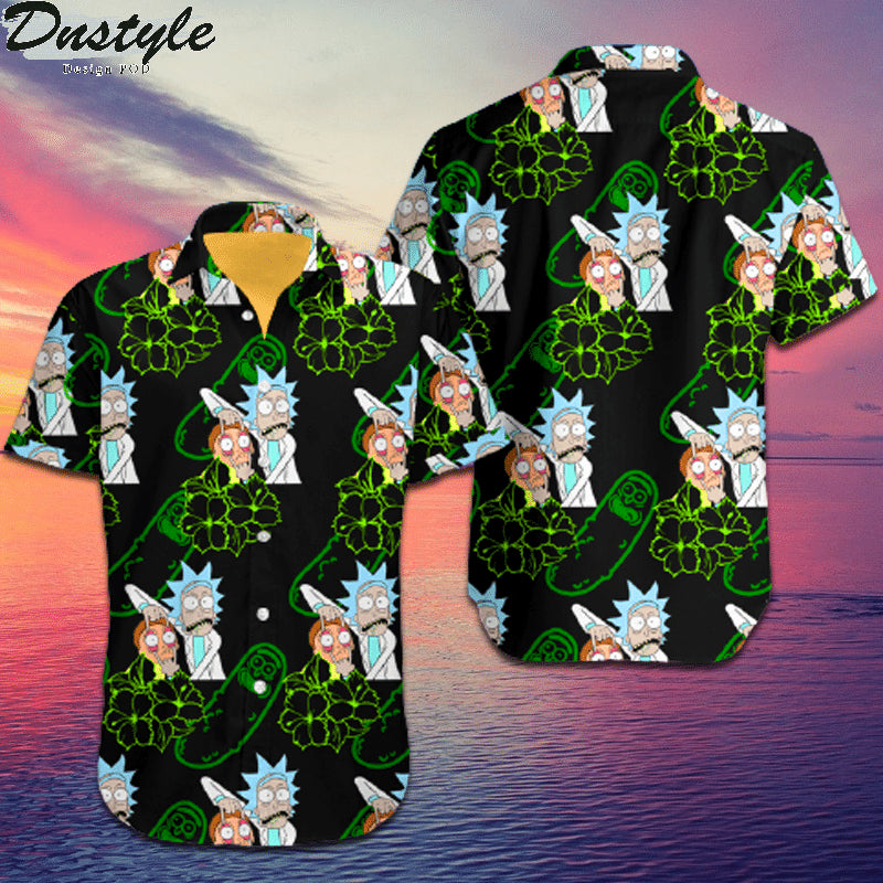 Rick And Morty Hawaiian Shirt Outfit Summer Beach